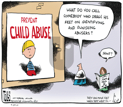 Tom Toles on Wednesday April 30, 2014 Comic Strip