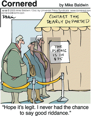 Cornered on Thursday April 14, 2005 Comic Strip