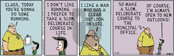 Grand Avenue on Wednesday November 13, 2019 Comic Strip