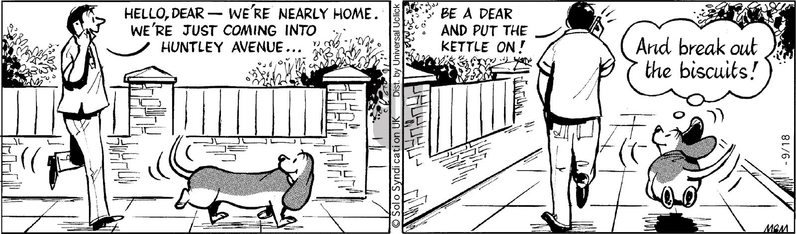 Fred Basset on Thursday September 18, 2014 Comic Strip