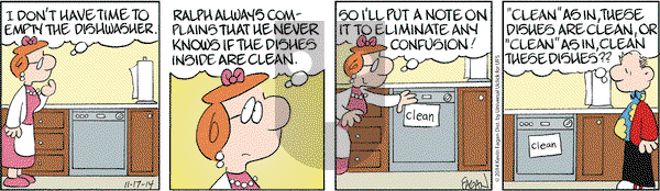 Drabble on Monday November 17, 2014 Comic Strip