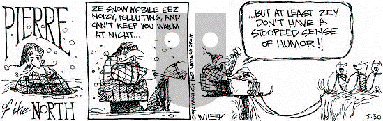 Non Sequitur on Wednesday May 16, 2001 Comic Strip