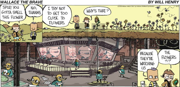 Wallace the Brave on Sunday April 12, 2020 Comic Strip