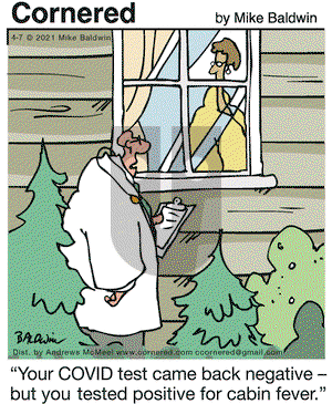 Cornered on Wednesday April 7, 2021 Comic Strip