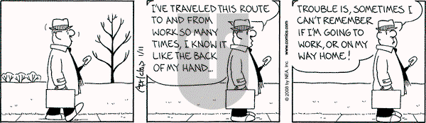 The Born Loser on Friday January 11, 2008 Comic Strip