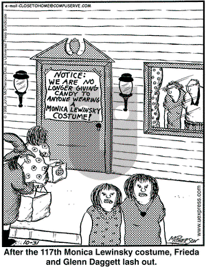 Close to Home on Saturday October 31, 1998 Comic Strip
