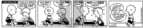 Peanuts on Friday November 20, 1953 Comic Strip