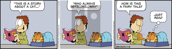 Garfield on Tuesday February 19, 2019 Comic Strip