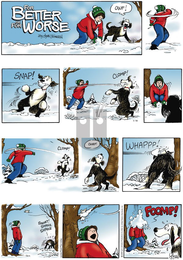 For Better or For Worse on Sunday January 16, 2000 Comic Strip