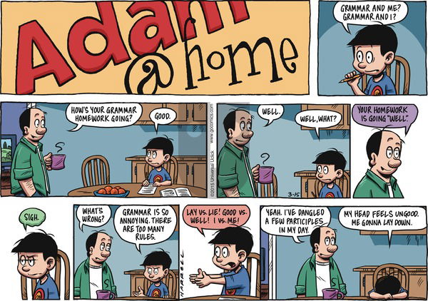 Adam@Home on Sunday March 15, 2015 Comic Strip