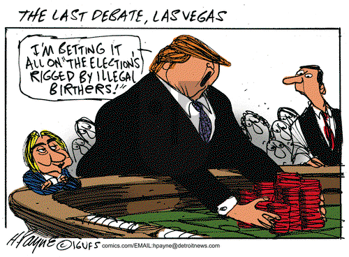 Henry Payne on Wednesday October 19, 2016 Comic Strip