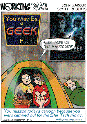 Working Daze on Wednesday May 6, 2009 Comic Strip