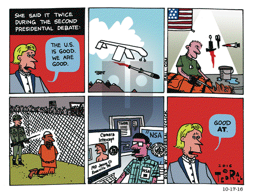 Ted Rall on Monday October 17, 2016 Comic Strip