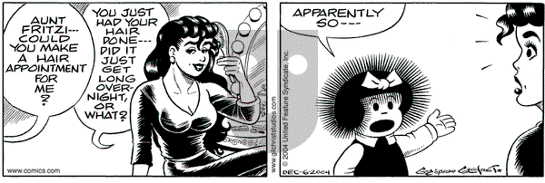 Nancy on Monday December 6, 2004 Comic Strip