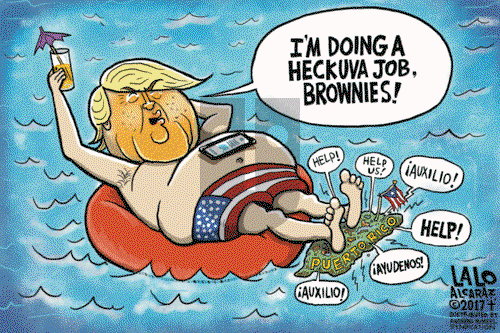 Lalo Alcaraz on Monday October 2, 2017 Comic Strip