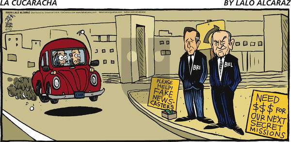 La Cucaracha on Sunday April 12, 2015 Comic Strip