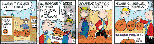 Drabble on Saturday October 11, 2014 Comic Strip
