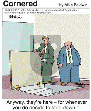 Cornered on Tuesday November 14, 2017 Comic Strip