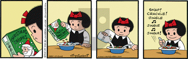 Nancy on Thursday December 17, 2015 Comic Strip