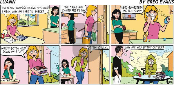 Luann on Sunday June 26, 2016 Comic Strip