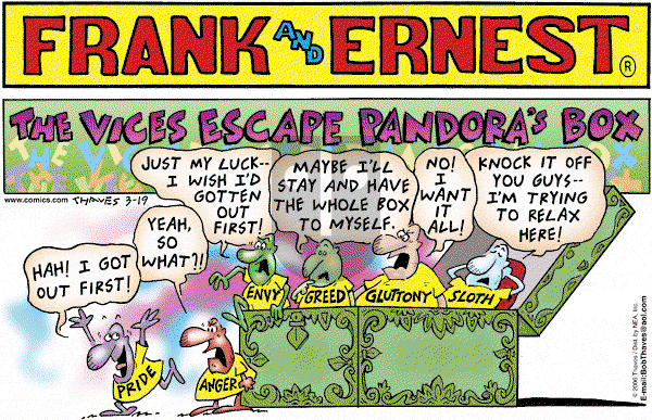 Frank and Ernest on Sunday March 19, 2006 Comic Strip
