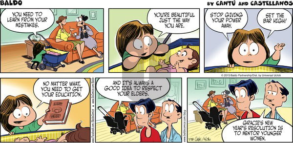 Baldo on Sunday January 18, 2015 Comic Strip