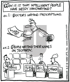 Reality Check on Monday April 5, 1999 Comic Strip