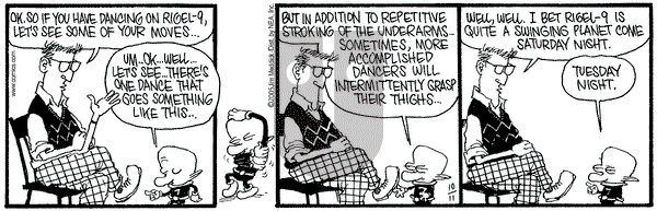 Monty on Saturday December 3, 2005 Comic Strip