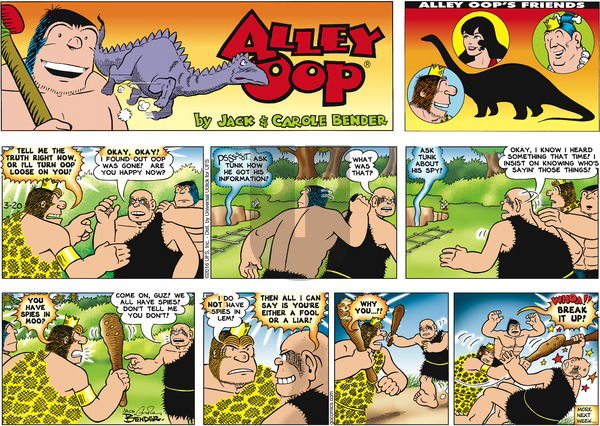 Alley Oop on Sunday March 20, 2016 Comic Strip