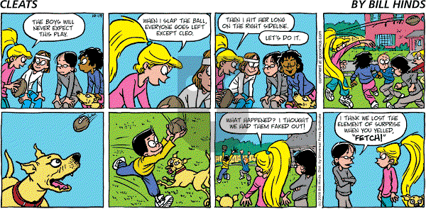 Cleats - Sunday October 19, 2008 Comic Strip
