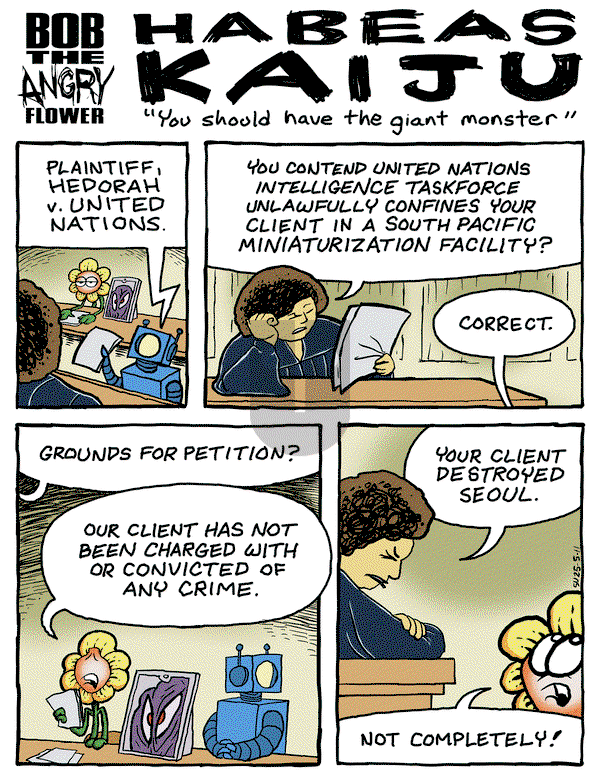 Bob the Angry Flower on Monday May 12, 2025 Comic Strip