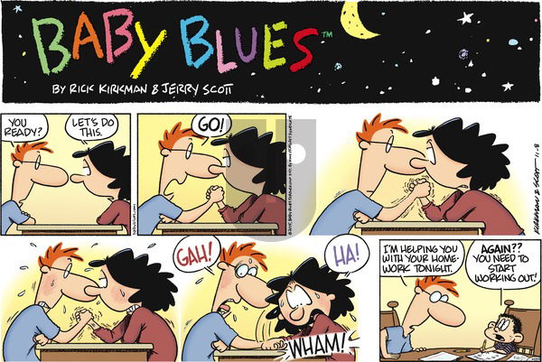 Baby Blues on Sunday November 8, 2015 Comic Strip