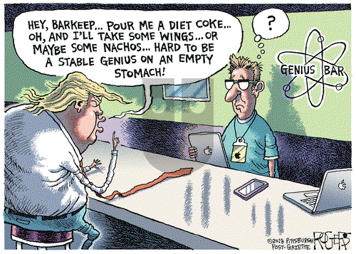 Rob Rogers on Friday January 12, 2018 Comic Strip