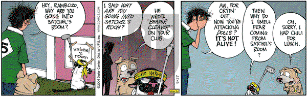 Get Fuzzy on Monday September 27, 2004 Comic Strip