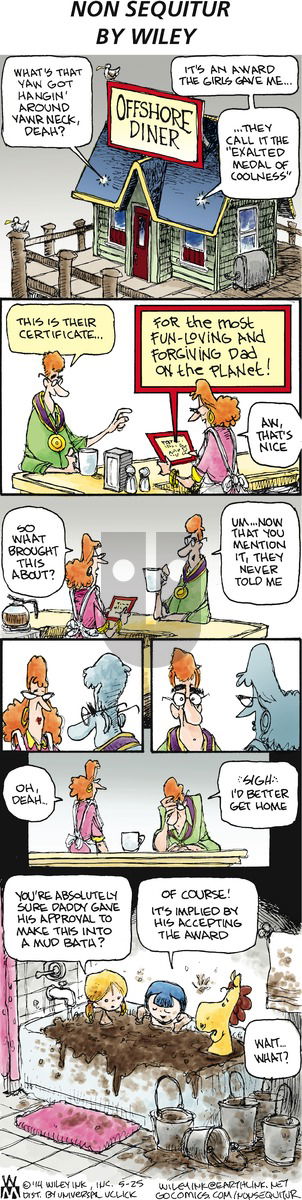 Non Sequitur on Sunday May 25, 2014 Comic Strip