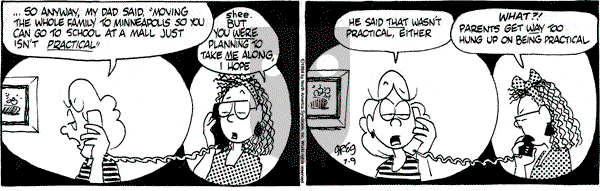 Luann on Saturday July 9, 1994 Comic Strip