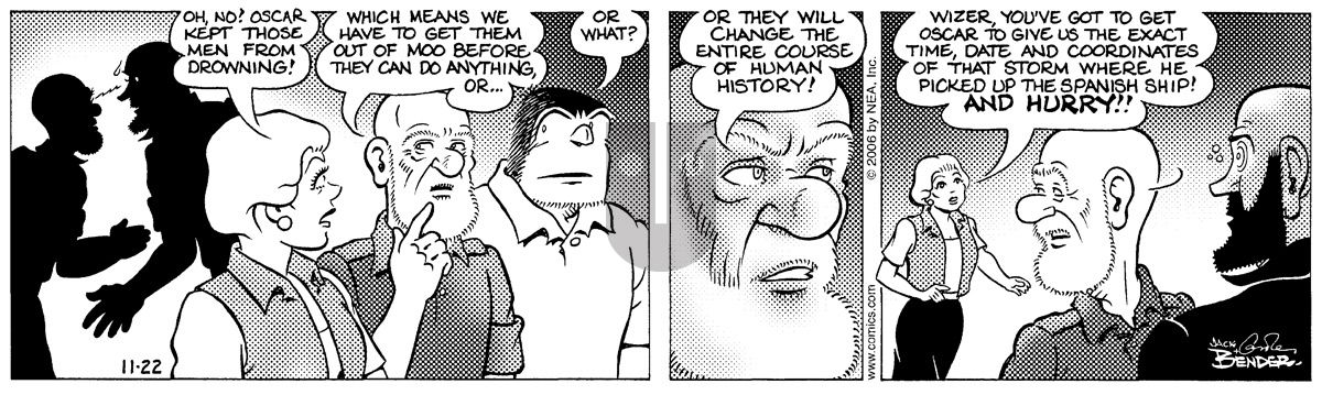 Alley Oop - Wednesday November 22, 2006 Comic Strip
