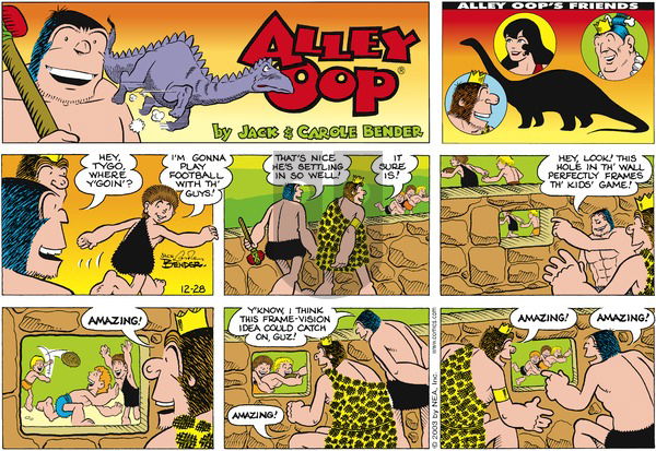 Alley Oop on Sunday December 28, 2003 Comic Strip
