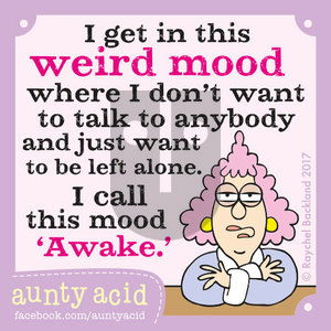 Aunty Acid on Tuesday March 7, 2017 Comic Strip