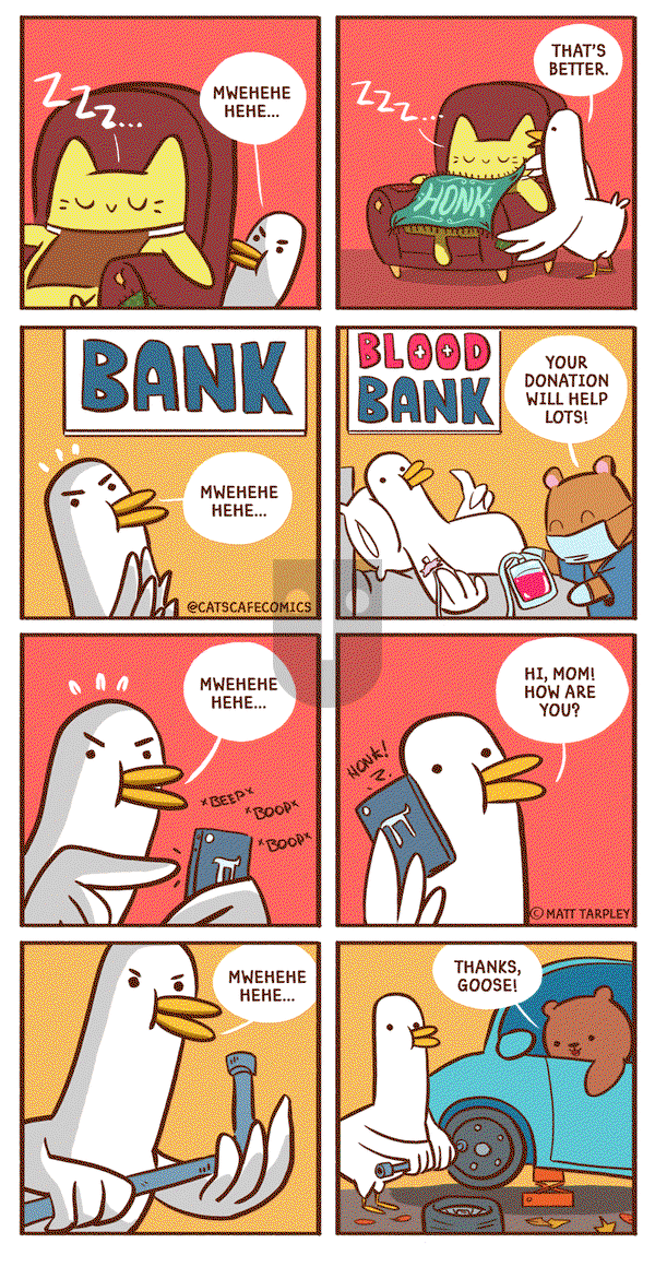 Cat's Cafe - Saturday April 25, 2020 Comic Strip