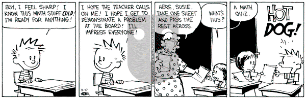 Calvin and Hobbes - Thursday September 17, 2020 Comic Strip