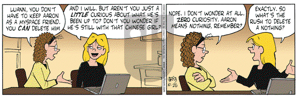 Luann on Thursday October 26, 2006 Comic Strip