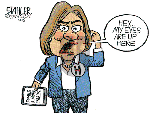 Jeff Stahler on Tuesday July 26, 2016 Comic Strip
