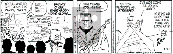 Over the Hedge on Monday March 27, 2000 Comic Strip