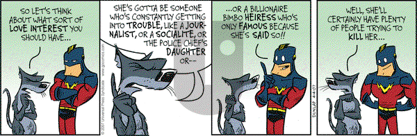 Ink Pen on Wednesday April 4, 2007 Comic Strip