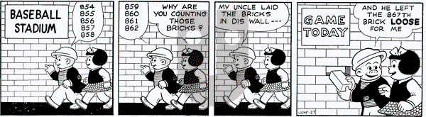 Nancy - Monday June 27, 1949 Comic Strip