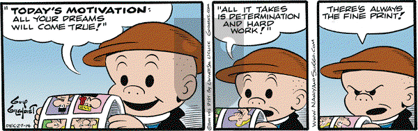 Nancy on Saturday December 27, 2014 Comic Strip