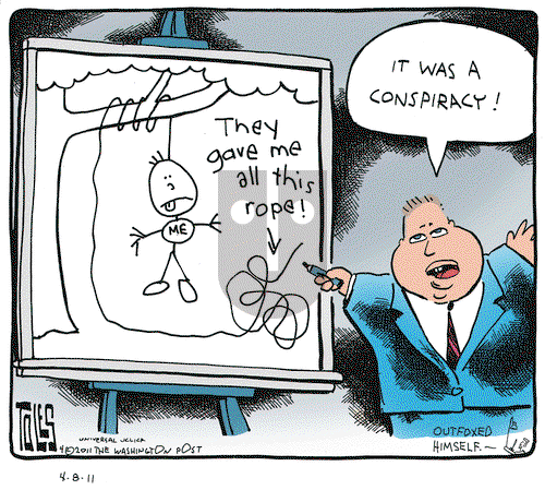 Tom Toles on Friday April 8, 2011 Comic Strip