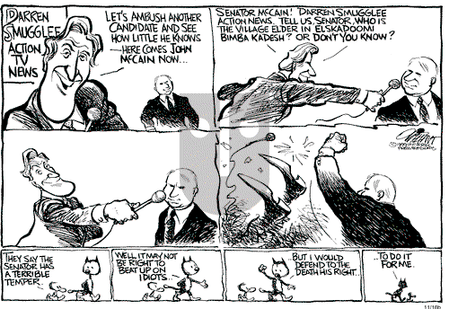 Pat Oliphant on Wednesday November 17, 1999 Comic Strip