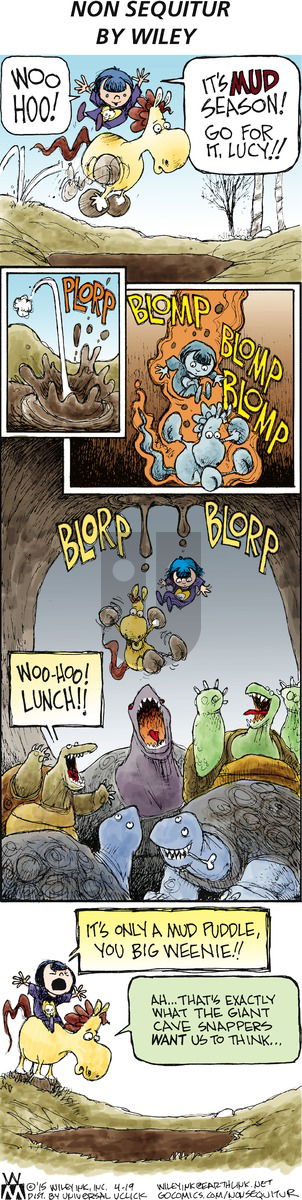 Non Sequitur on Sunday April 19, 2015 Comic Strip